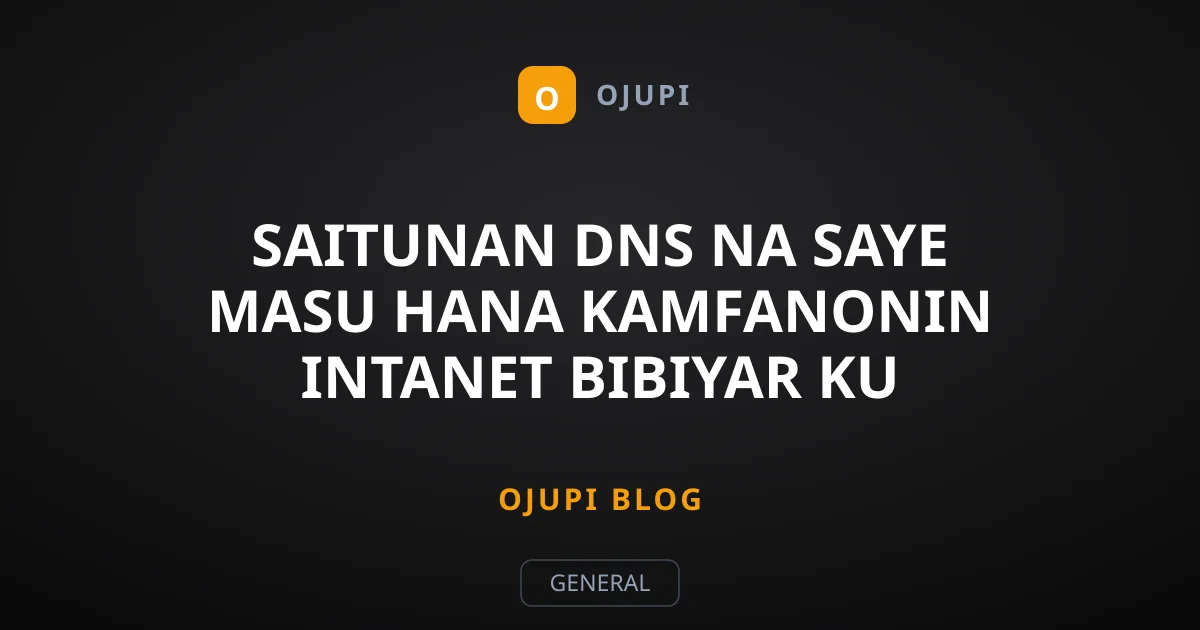 Saitunan DNS Na Saye Masu Hana Kamfanonin Intanet Bibiyar Ku